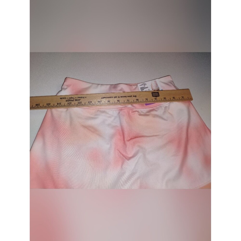 Reel Life Women's Performance Skort Peach Tie-Dye Skirt with Built-In Shorts S - Picture 2 of 7